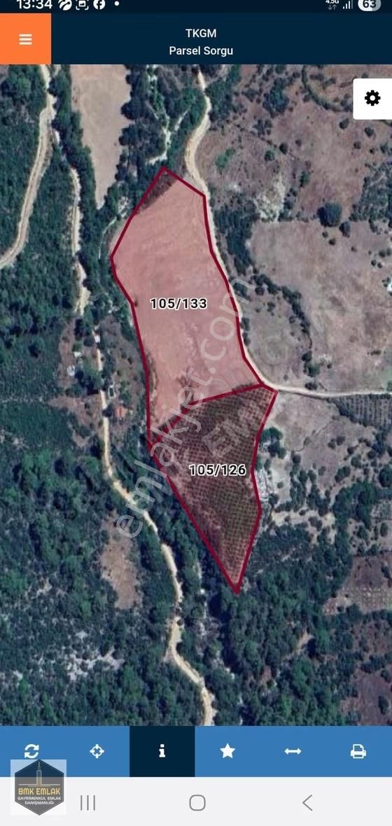 Bmk Kumluca Yenikışlada 31 Dönüm Satılık Tarla Ve Nar Bahçesi - Görsel 23