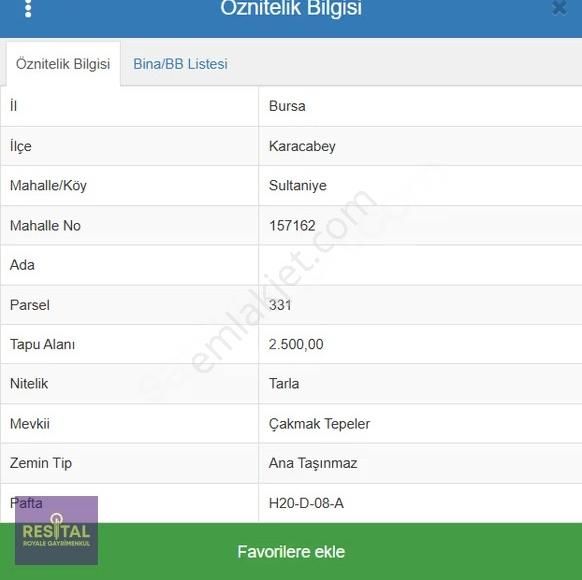 Karacabey Sultaniye'de Satılık Tek Tapu Tarla - Görsel 2