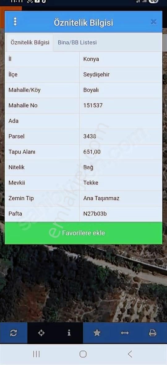 Konya Seydişehir Boyalı Da Satılık Müstakil Bağ Yeri - Görsel 5