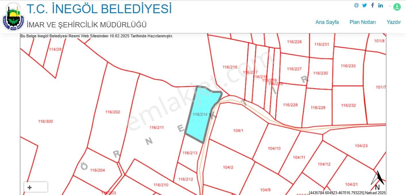 Ulucan'dan İnegöl Kurşunlu Yoluna Yakın Satılık Harika Tarla - Görsel 12