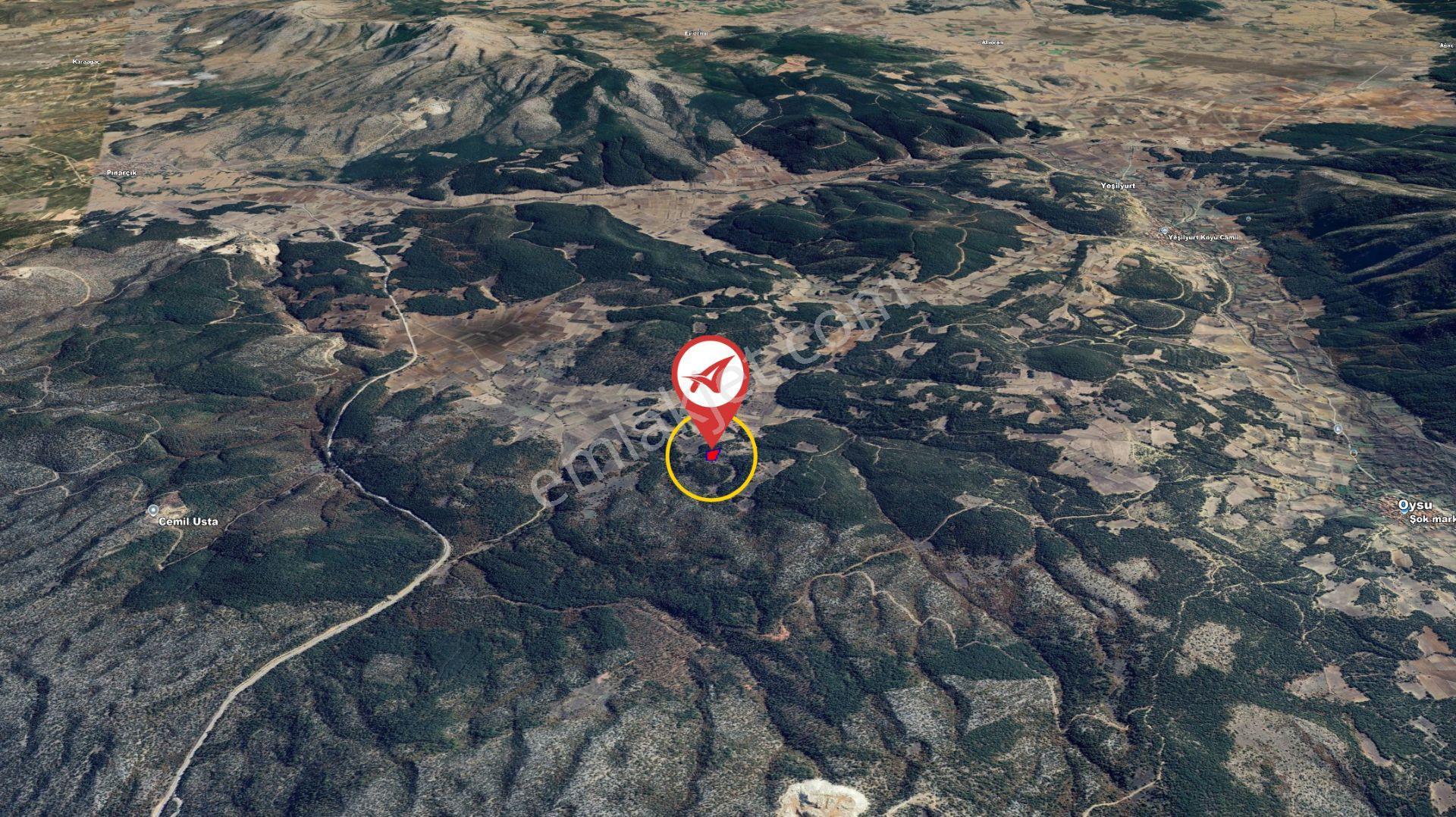 Kütahya Emet Düşecek Satılık 6520m2 Tarla - Görsel 6