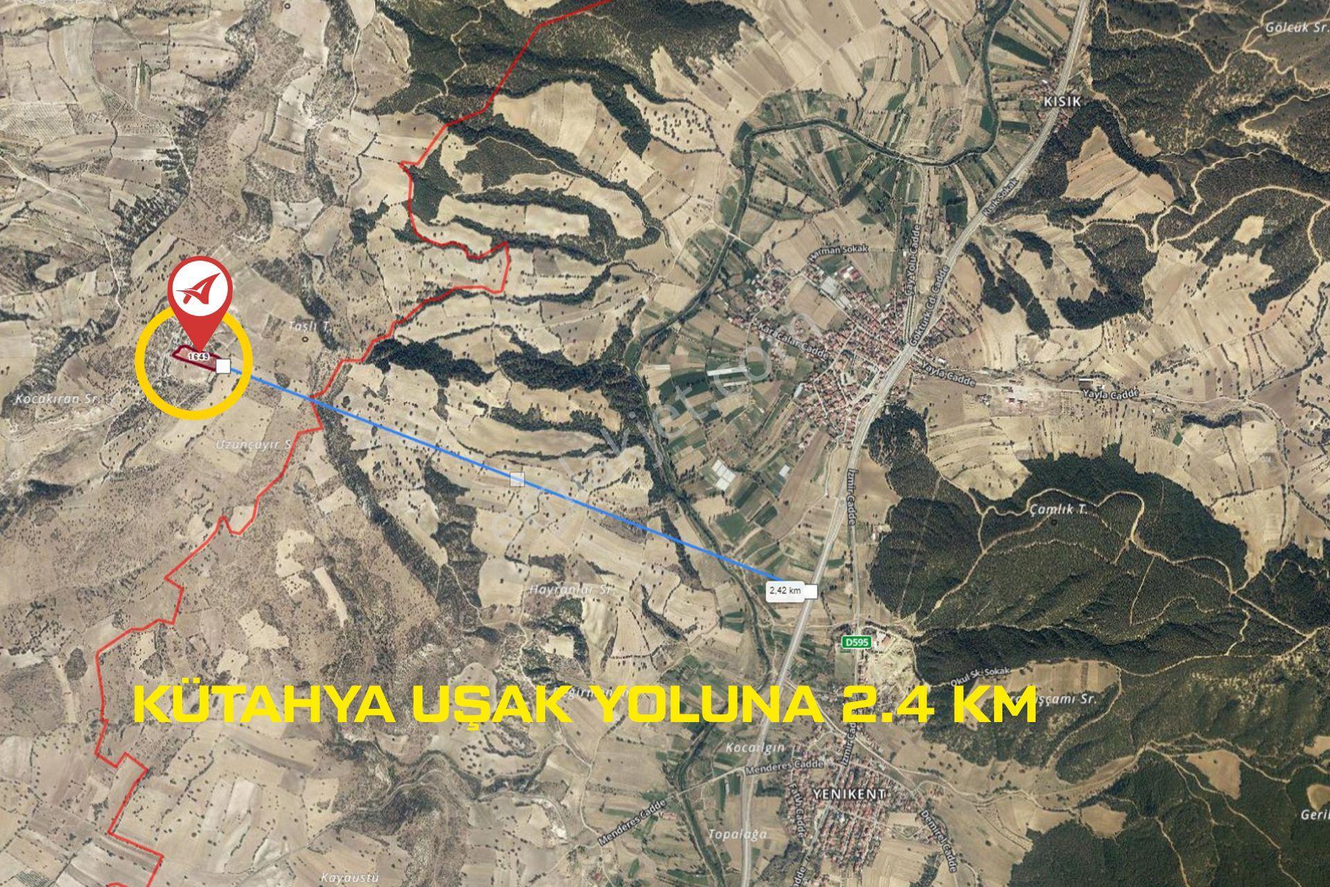 Kütahya Gediz Kızılüzüm Satılık 8600m2 Tarla - Görsel 10