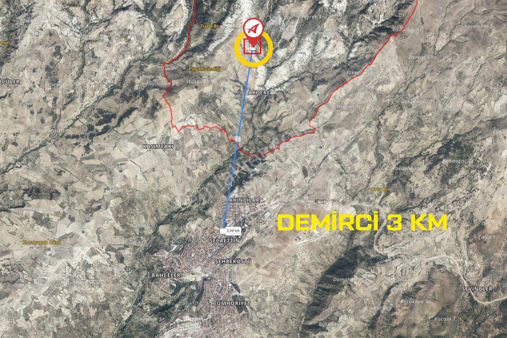 Manisa Demirci Akdere Satılık 1400m2 Bahçe - Görsel 7