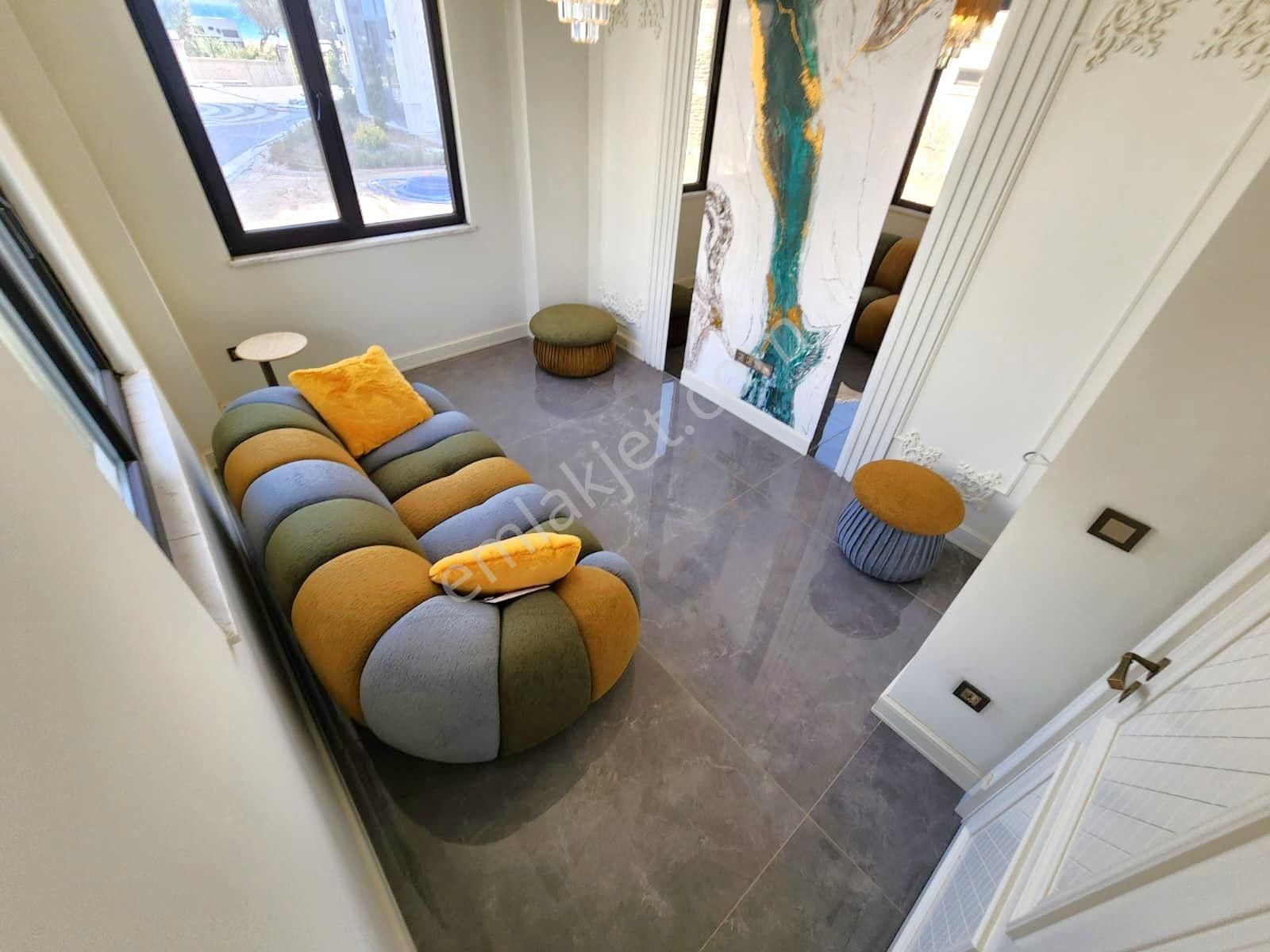 💥güre'de Denize Sıfır Muhteşem Mimarisi İle Göz Alıcı Havuzlu Site İçi 4+1 Ultra Lüks Satılık Villa - Görsel 11