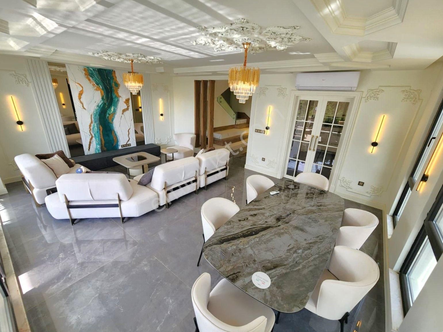 💥güre'de Denize Sıfır Muhteşem Mimarisi İle Göz Alıcı Havuzlu Site İçi 4+1 Ultra Lüks Satılık Villa - Görsel 7