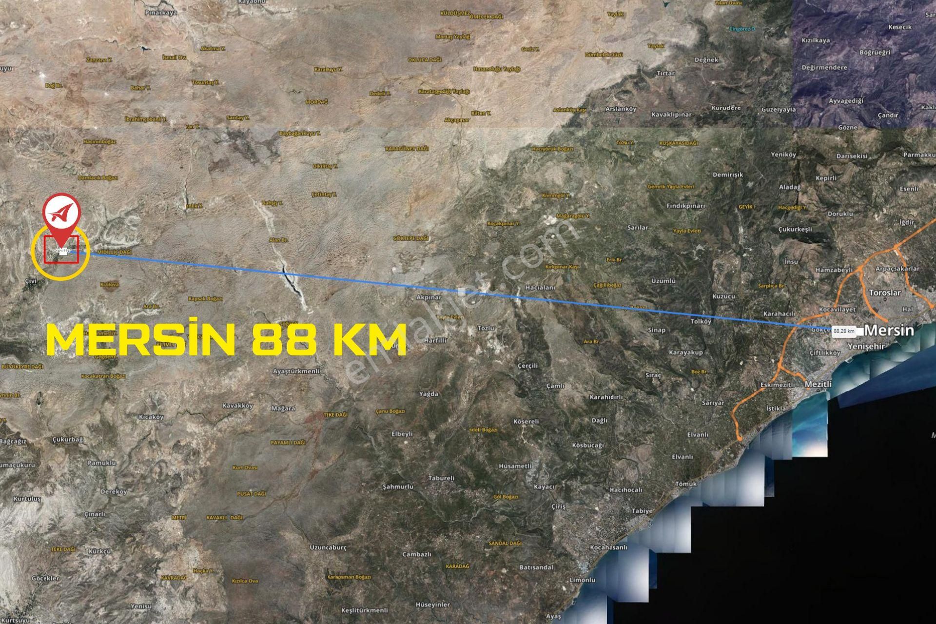 Mersin Mut Ballı Satılık 1375m2 Meyve Bahçesi - Görsel 12