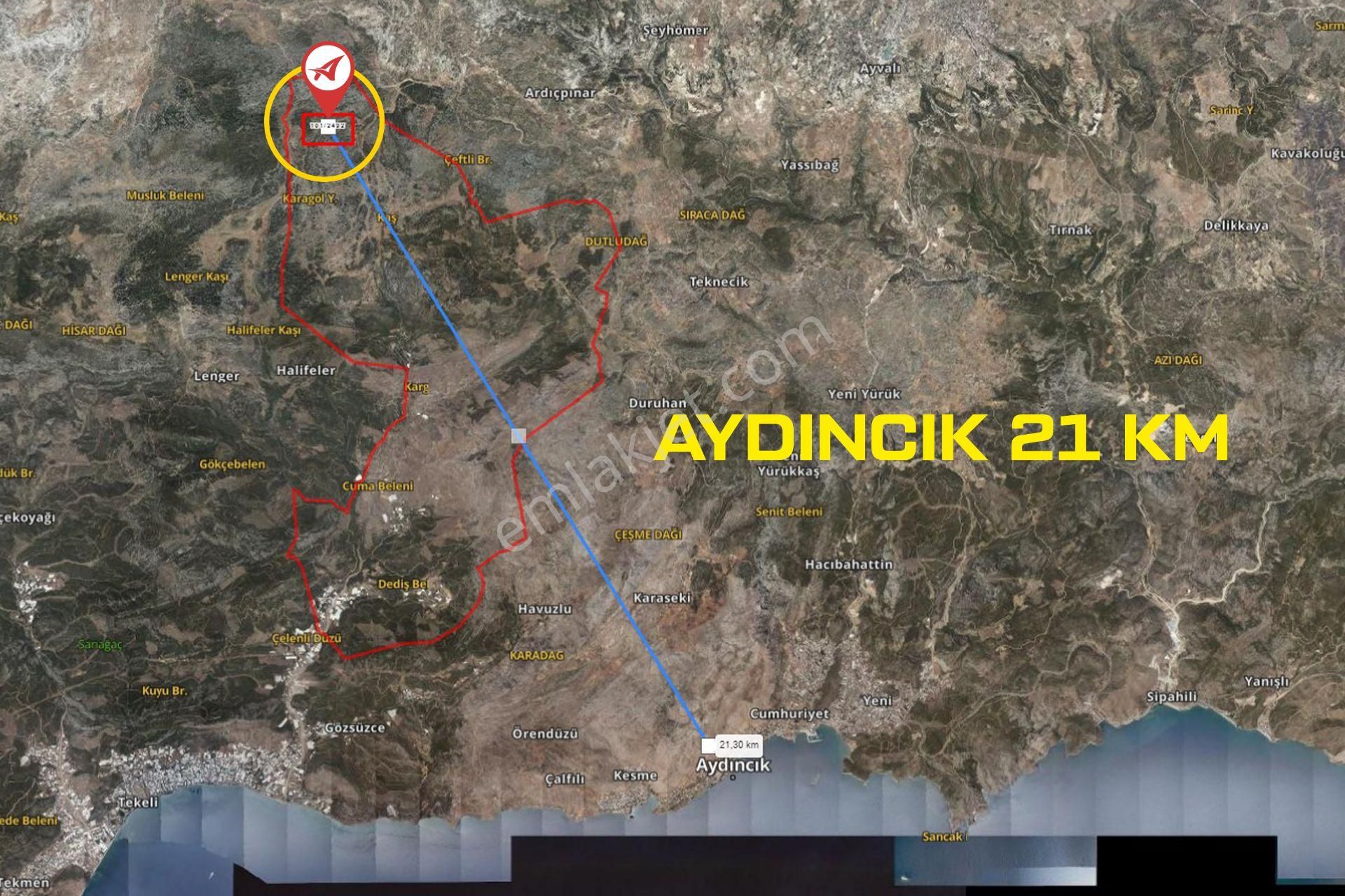 Mersin Aydıncık Pembecik Satılık 3378m2 Tarla - Görsel 6