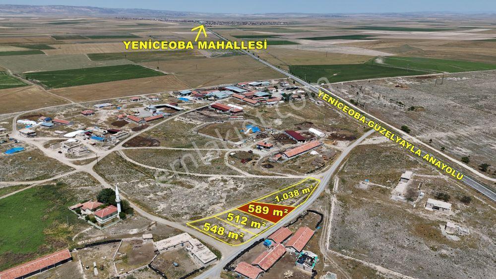 Konya / Cihanbeyli / Yeniceoba Mahallesinde 589 M² Müstakil Tapulu İmarlı Arsa - Görsel 5