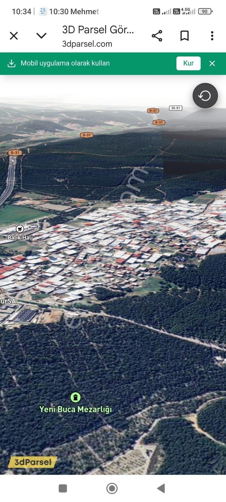 İzmir Buca Zafer Mh Olduruk 200 Mk Tarla Satılık - Görsel 8