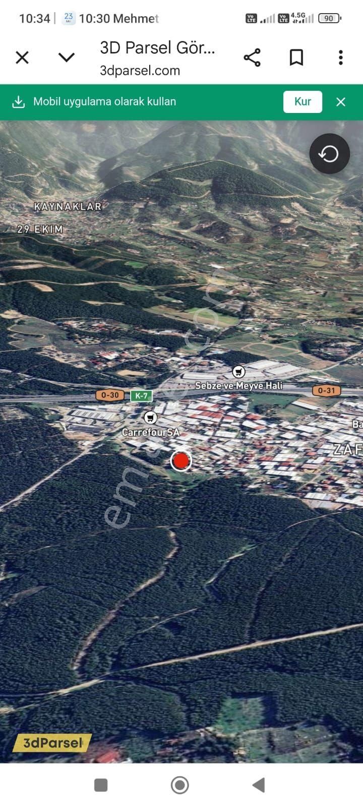 İzmir Buca Zafer Mh Olduruk 200 Mk Tarla Satılık - Görsel 10