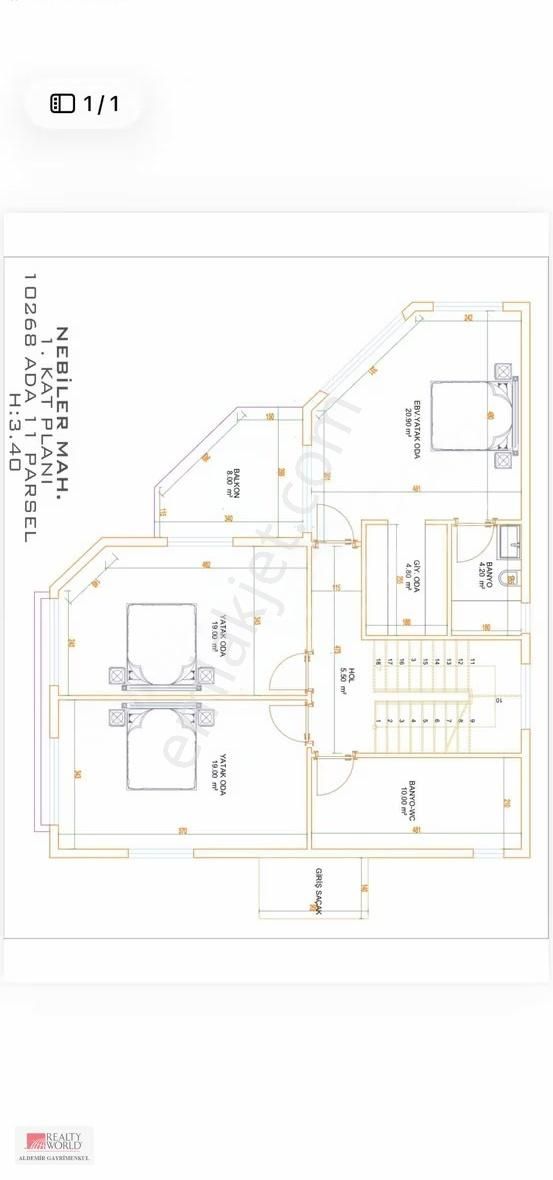 Antalya Döşemealtı Nebiler De 230m2 3+1 Vılla - Görsel 3
