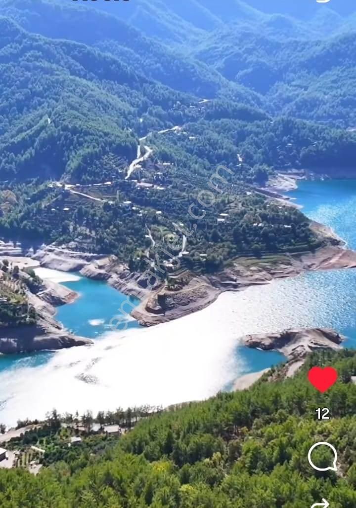 Alanya Dimçayı Üzümlüde 3300 M2 Full Deniz Manzaralı Satılık Tarla - Görsel 8