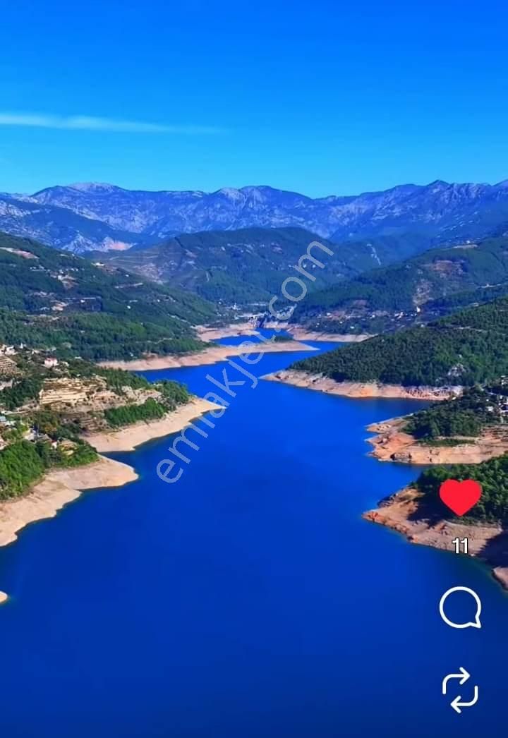 Alanya Dimçayı Üzümlüde 3300 M2 Full Deniz Manzaralı Satılık Tarla - Görsel 5