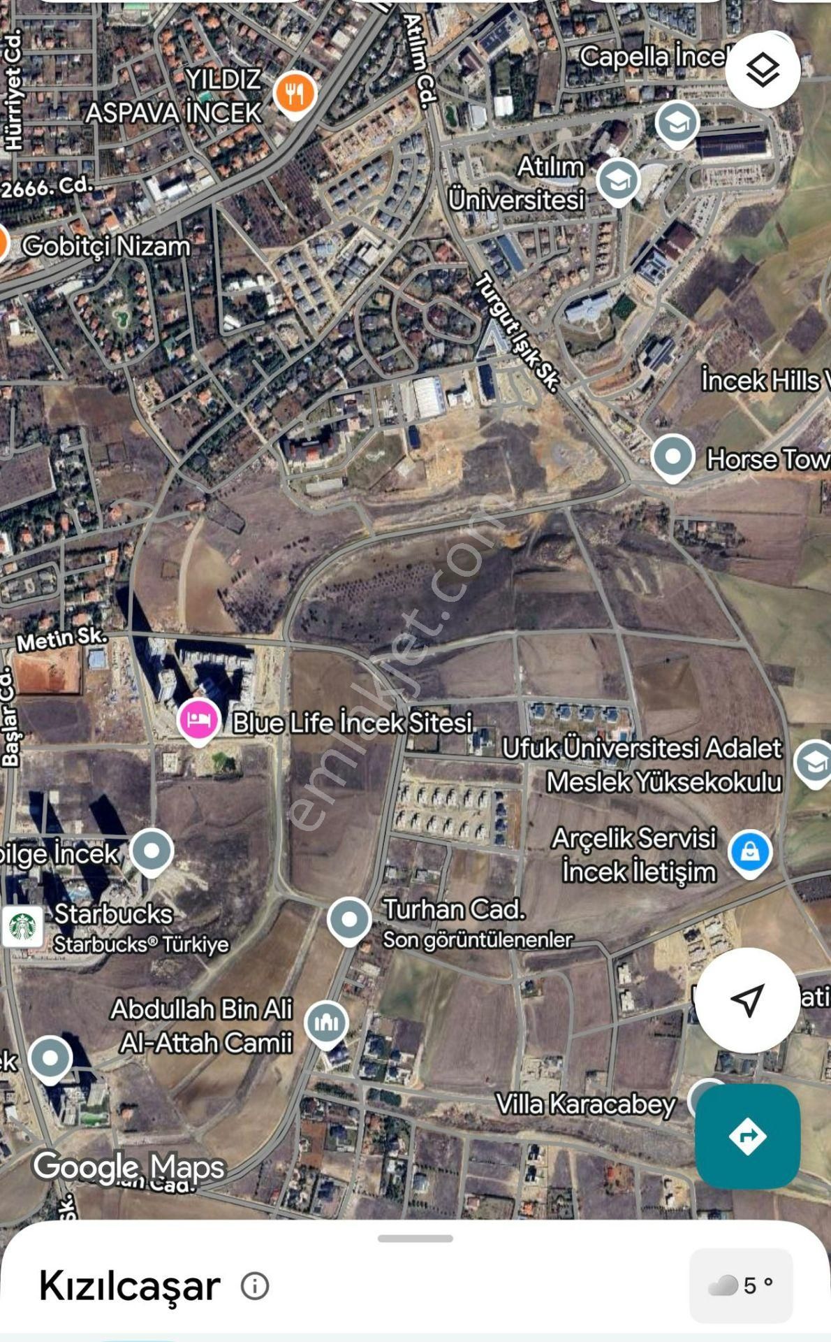Brk Konsept'ten İncek Kızılcoşar Da Satılık 6 Villalık Arsa - Görsel 5