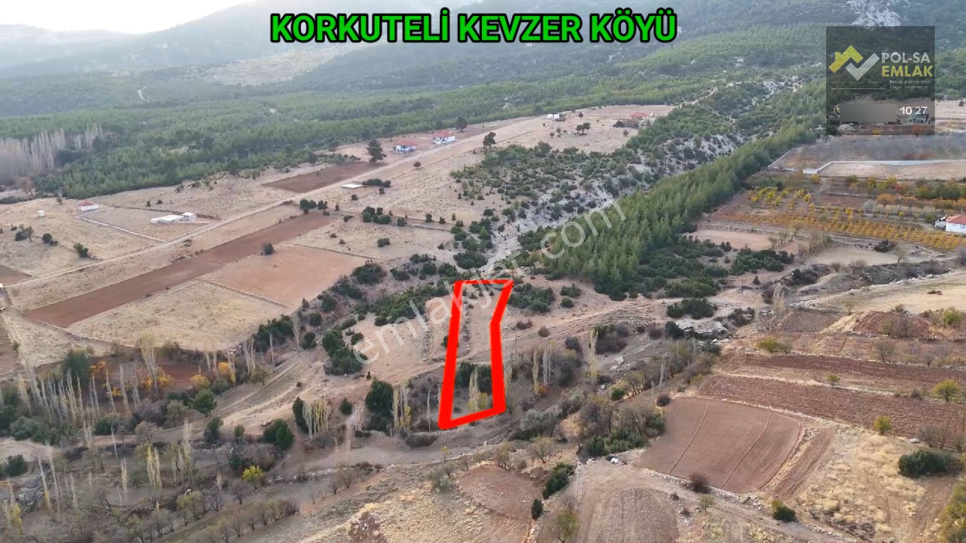 ✅korkuteli✅kevzer Köyü ✅satılık 799m2 Tarla✅elektrik Su Yakın - Görsel 6