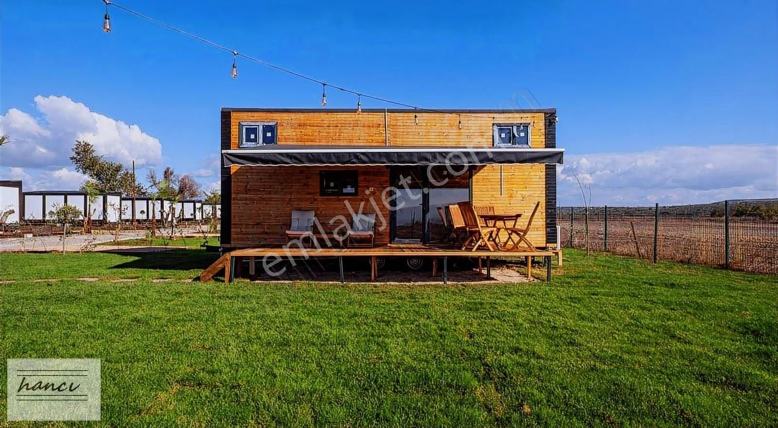 250 M²tarla /elektrik/ Su/özel Otoparklı Taşınabilir Tiny House