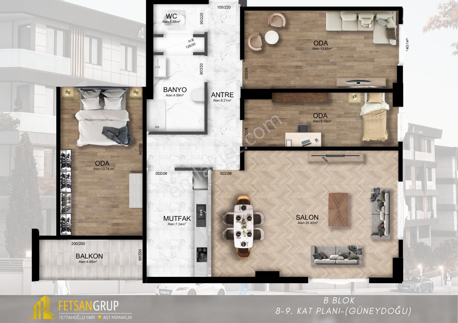 Fettahoğlu'ndan Bahçelievler'de 2027 Teslim | Projeden Fırsat | Güneydoğu Cephe | 3+1 Köşe Daire