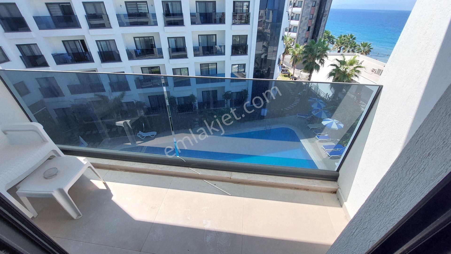 Turyap'tan Plaja 20mt. Deniz Ve Havuz Manzaralı Satılık Daire - Görsel 24