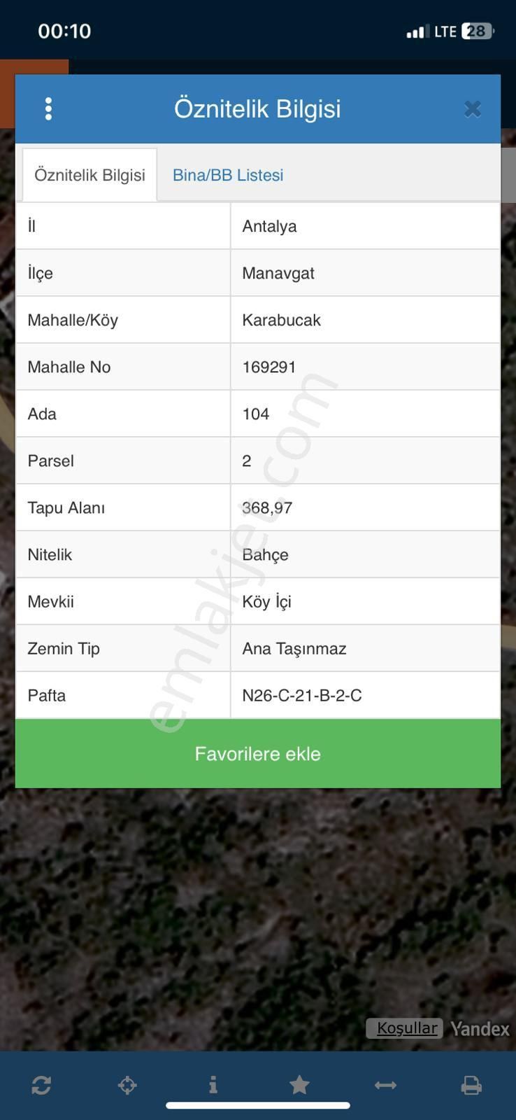 Antalya Manavgat Ta Acil Satılık Arsa - Görsel 3