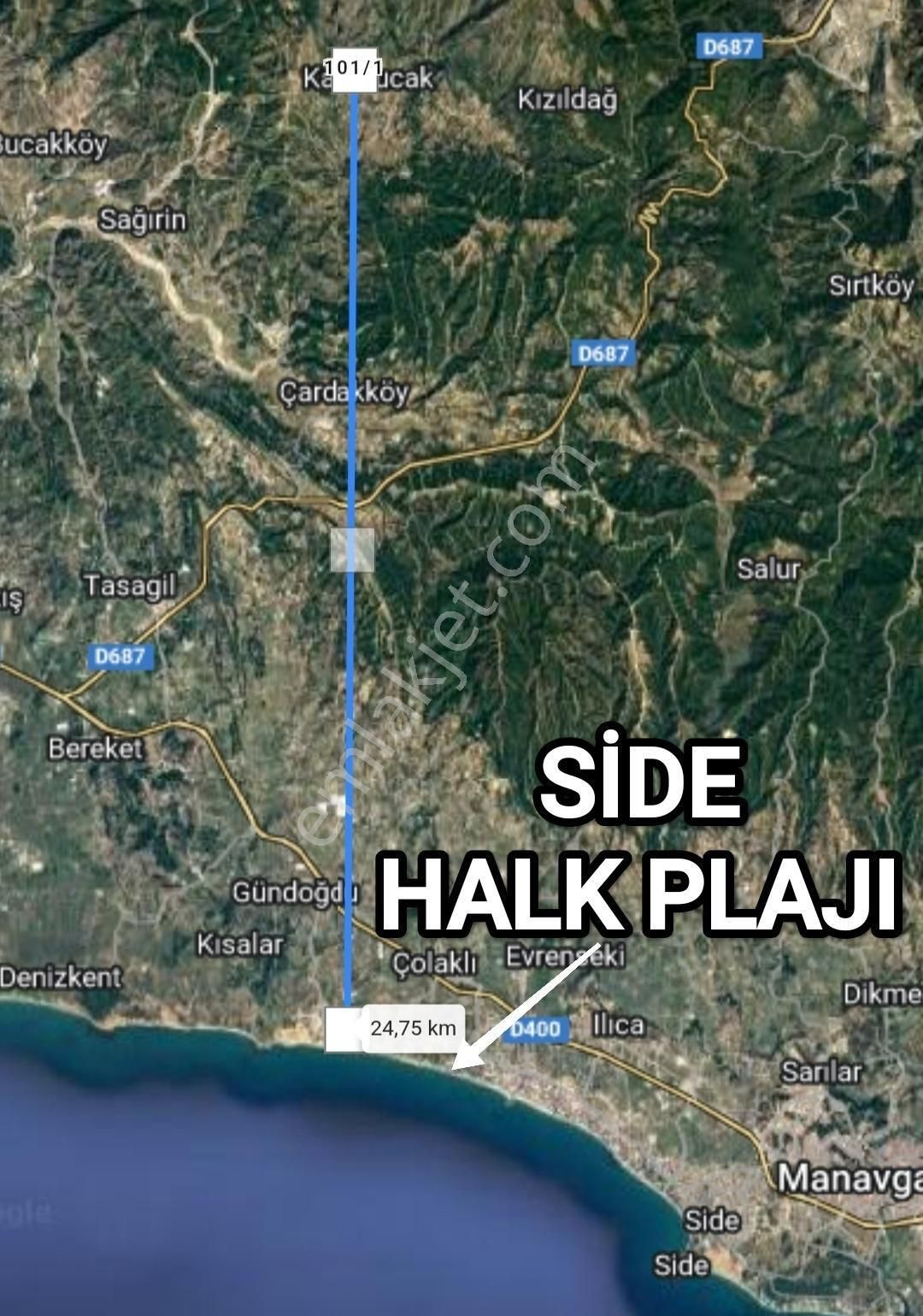 Antalya Manavgat Ta Acil Satılık Arsa - Görsel 4