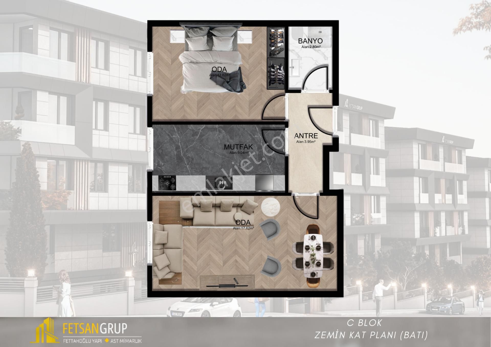 Fettahoğlu'ndan Bahçelievler'de 2027 Teslim | Projeden Fırsat | Kapalı Mutfaklı | 1+1 Daire