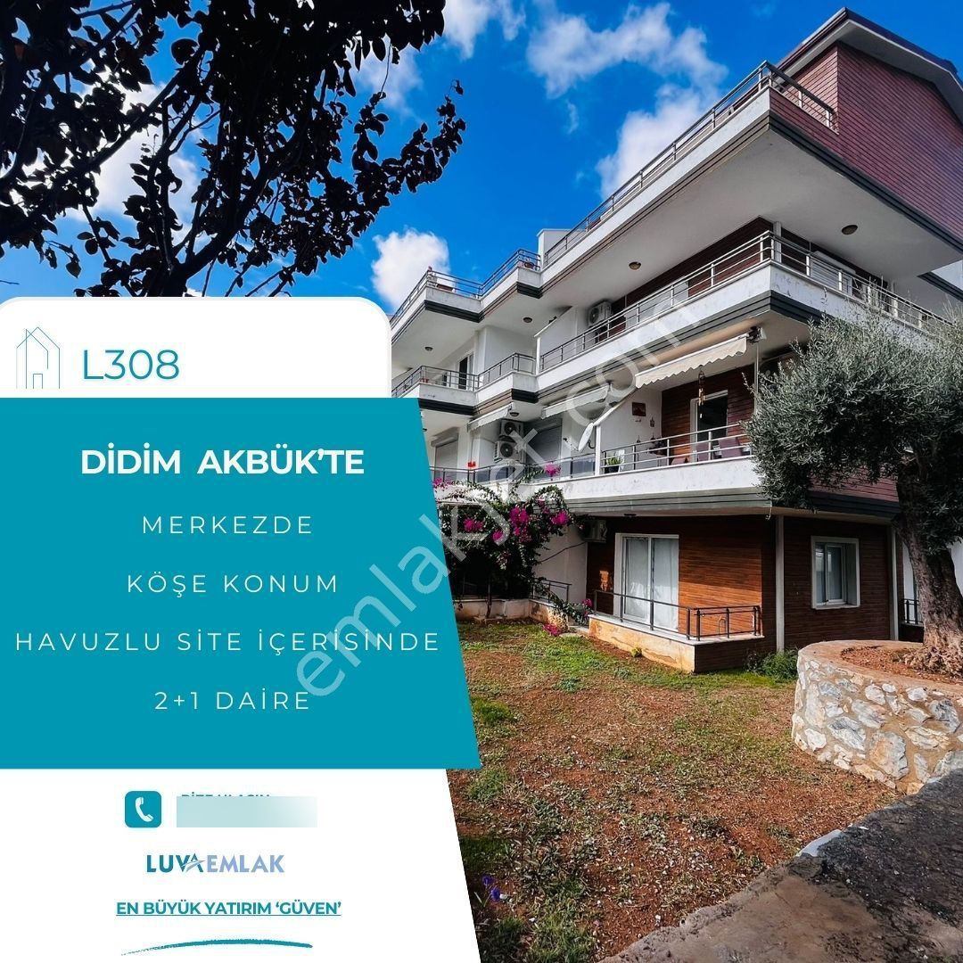 Didim Akbük'te Merkezi Konum Havuzlu Site İçinde 2+1 Daire