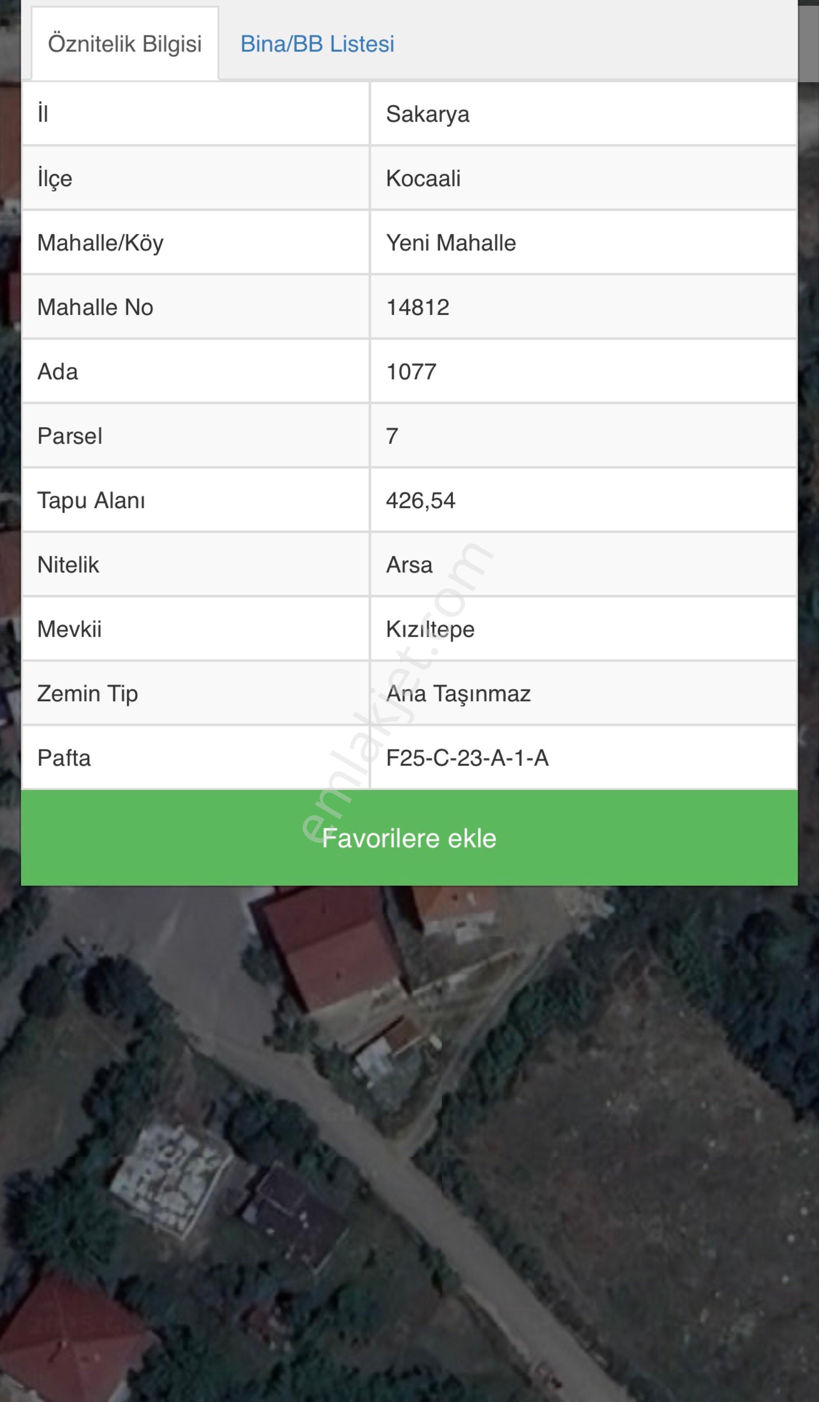 Mys İnşaat Emlaktan Kocaali Yeni Mah Satılık 427 M2 Arsa - Görsel 3