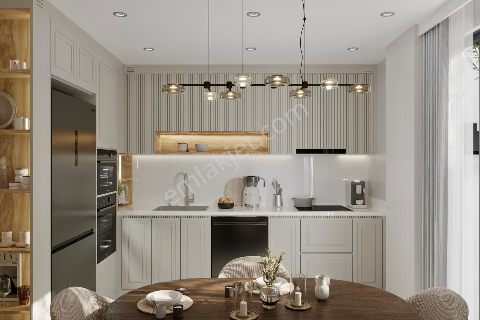 Özmecaz'dan Şehir Hastanesi Mevki 2+1 110m2 Otoparklı Asansörlü Ultra Lüks Arakat Sıfır Daire - Görsel 4