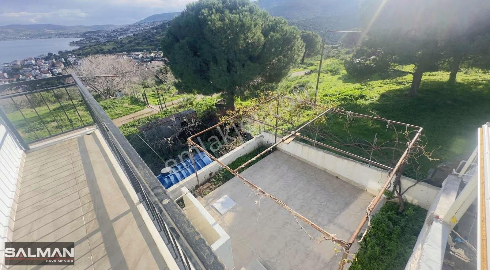 Salman'dan Yeni Foça'da Kiralık Deniz Manzaralı 2+1 Villa - Görsel 13