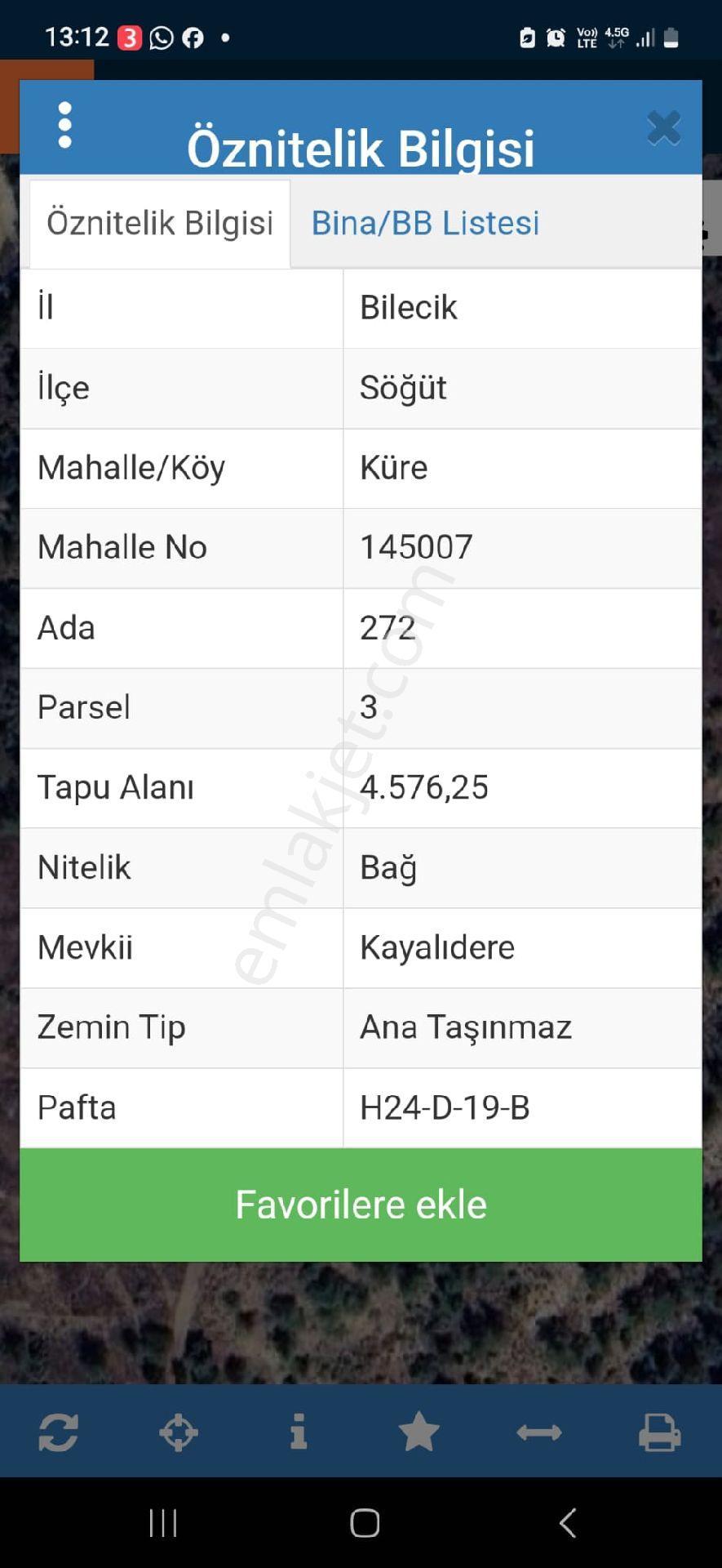 Bilecik Soğutte. Acil Satilik 14 Dönüm Kelepir Arazi