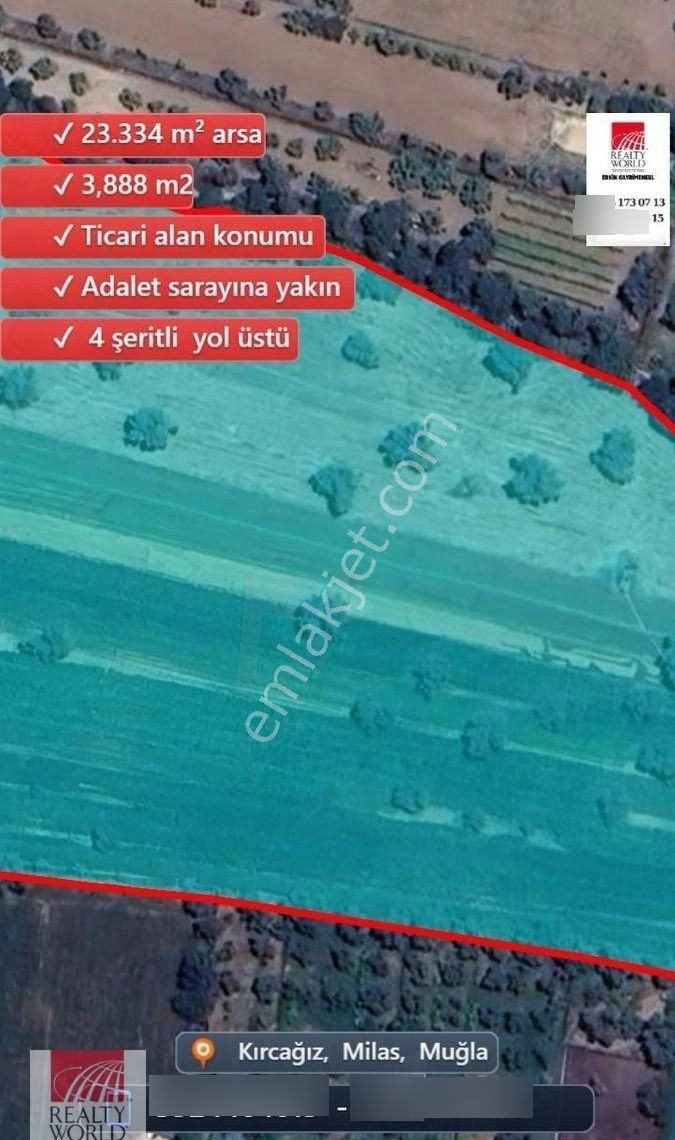 Milas / Kırcağız’da Kaçırılmayacak Ticari Arazi Fırsatı! - Görsel 4