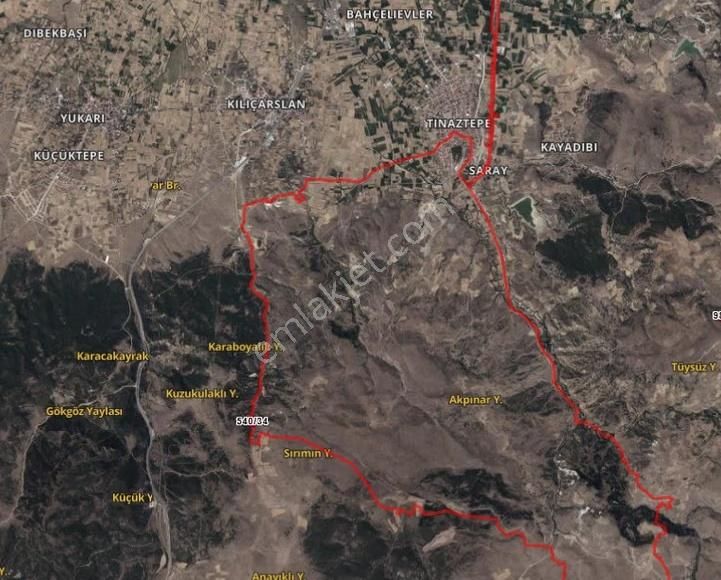 Sinanpaşa Tınaztepe'de 8.783 M'lik Satılık Hesaplı Tarla - Görsel 6