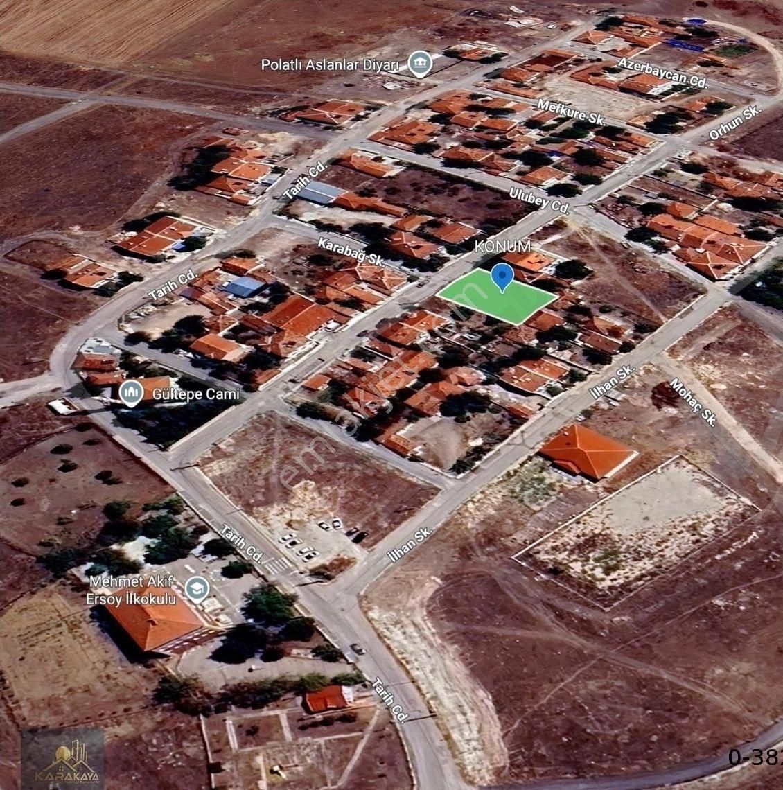 Karakaya Emlak Ofisinden Mehmet Akif Mahallesinde 659m2 İmarlı Tek Tapu Satılık Arsa - Görsel 2