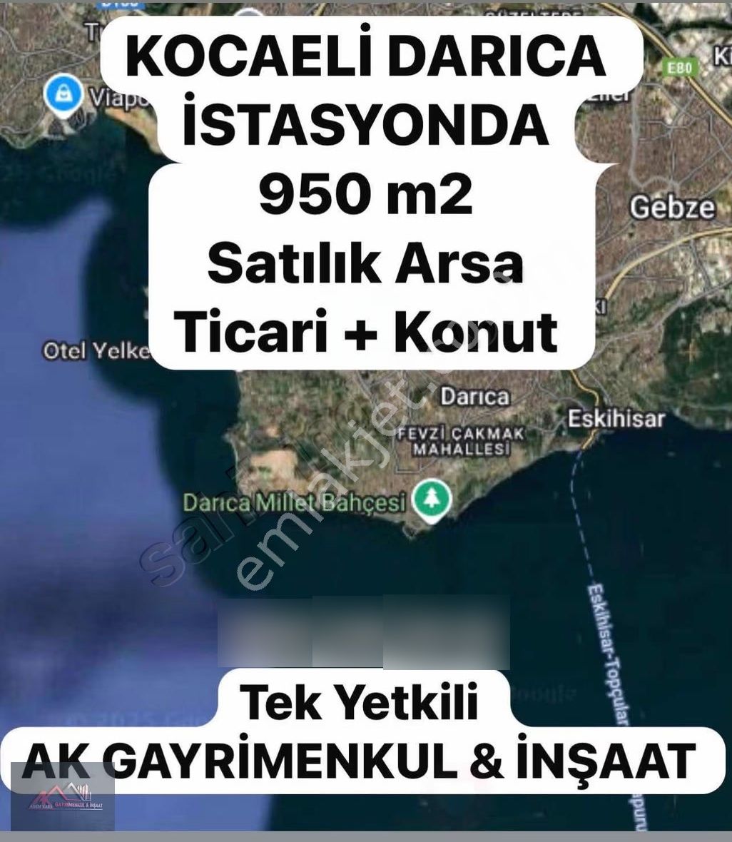 Darıca'da Satılık Kupon Arsa