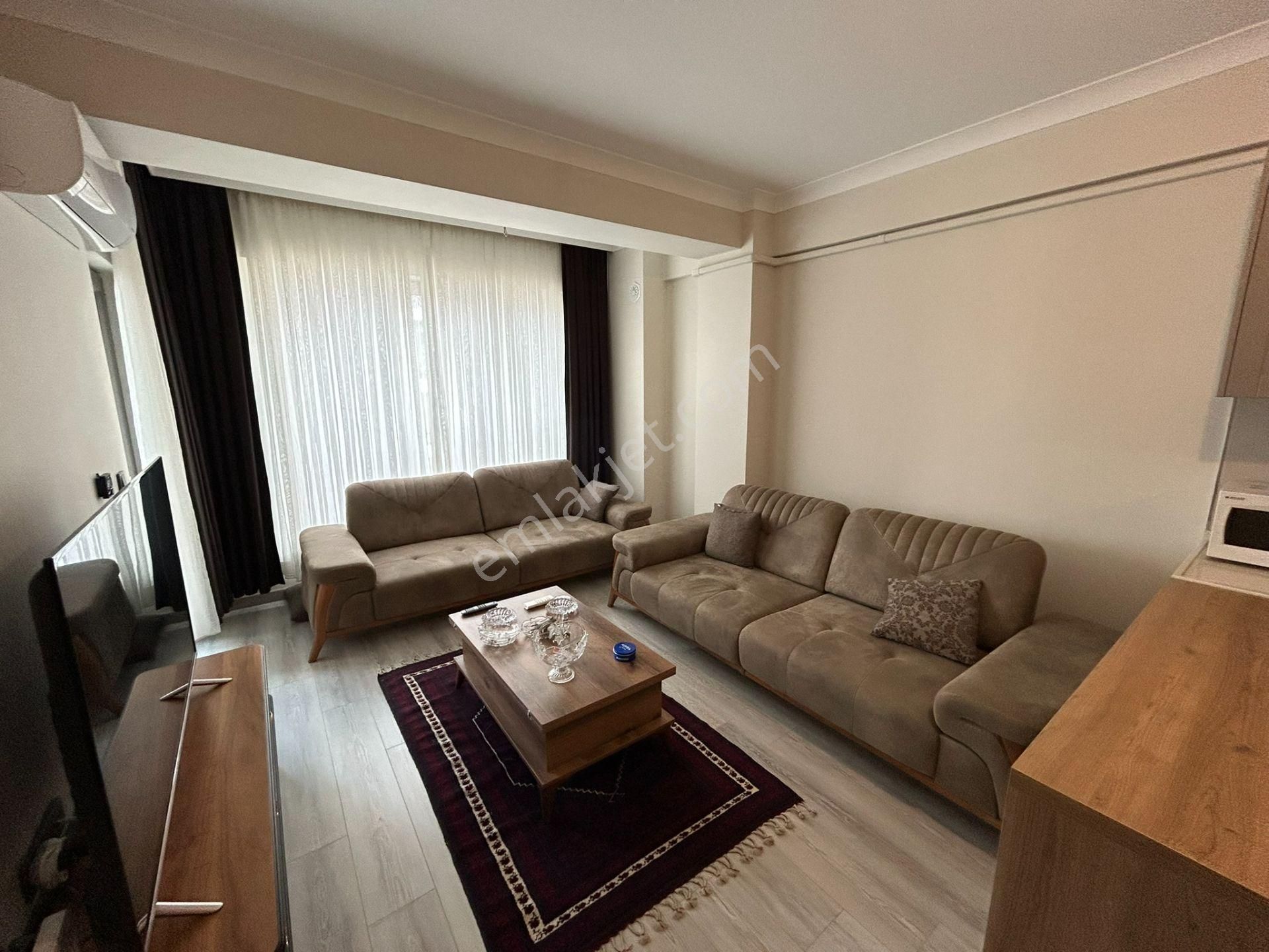 Cd Üzeri, Lüks, Eşyalı, Balkonlu, Klimalı,ara Kat 1+1 Yeni Daire - Görsel 3