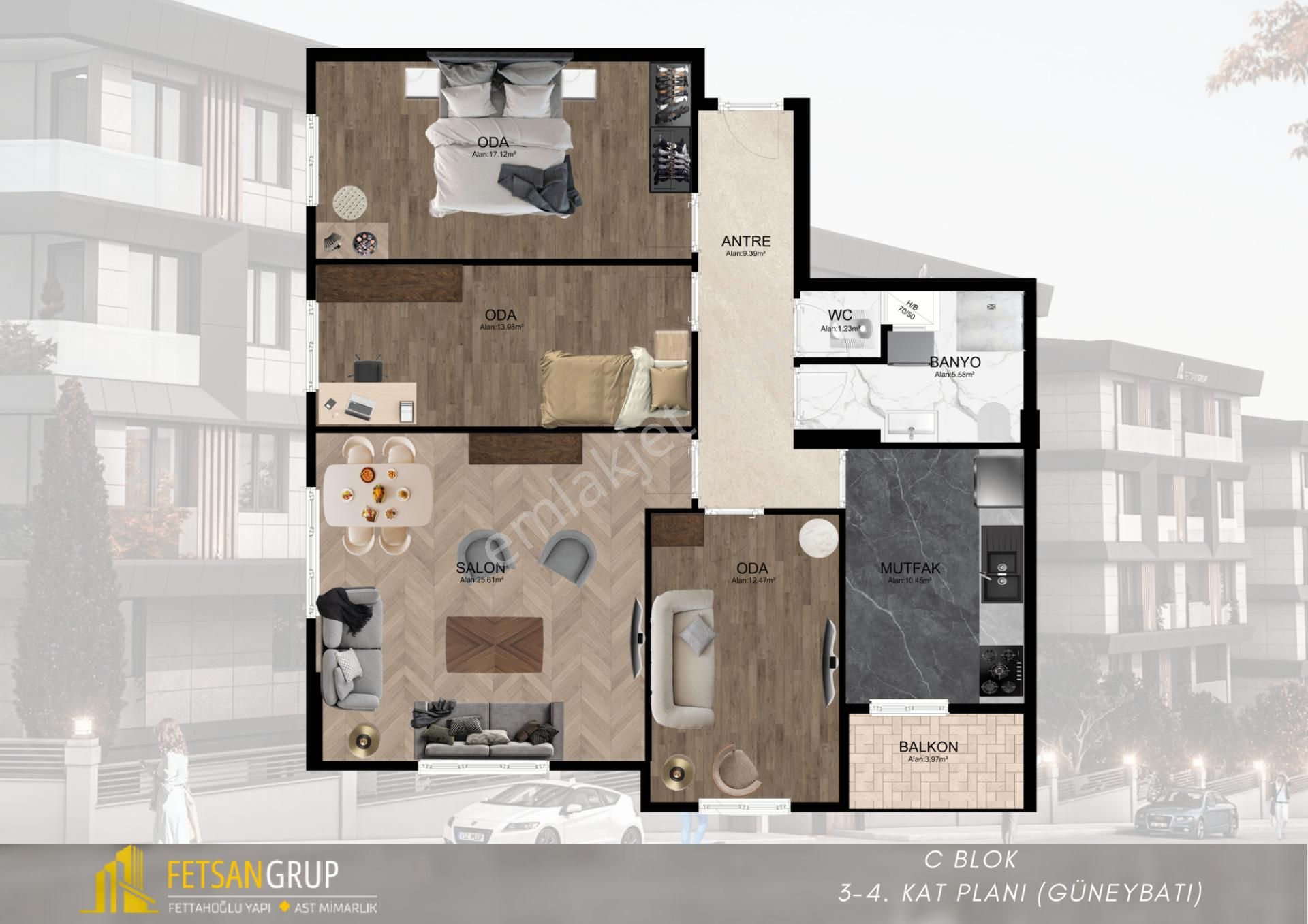 Fettahoğlu'ndan Bahçelievler'de 2027 Teslim | Projeden Fırsat | Çift Cephe | 3+1 Köşe Daire