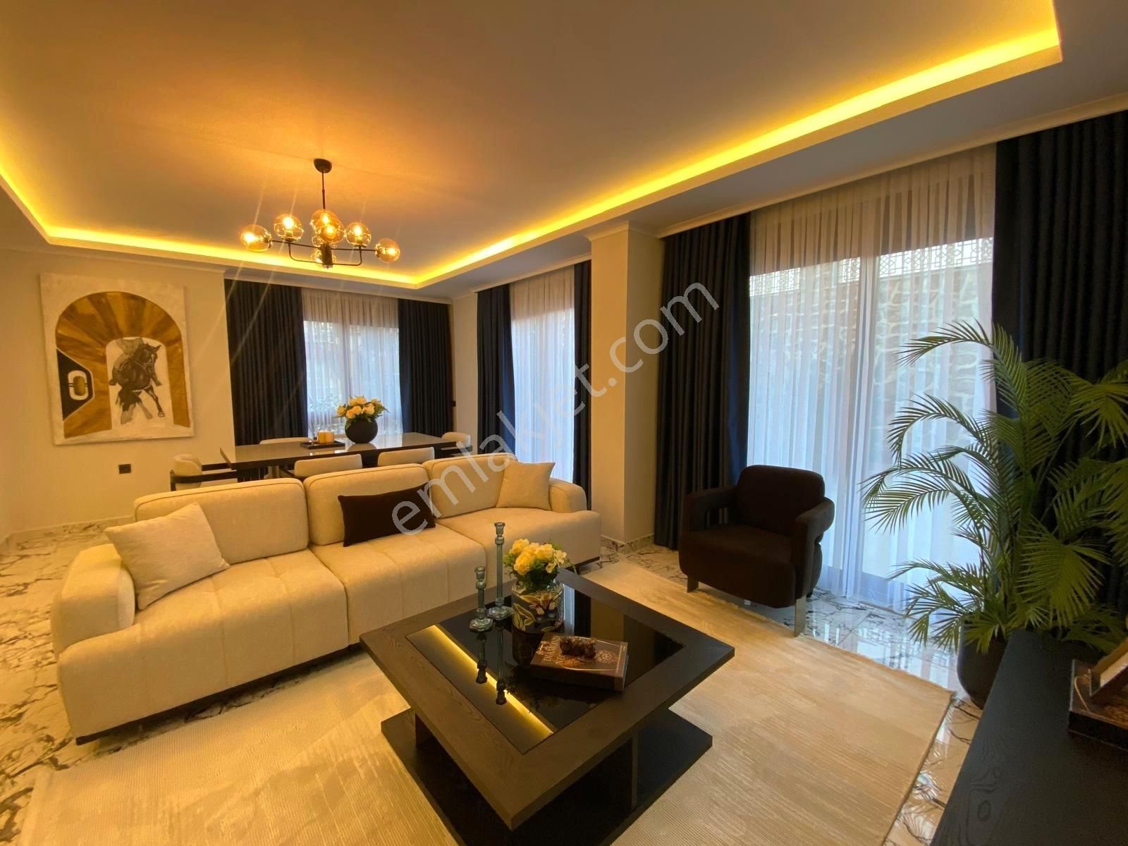 2+1 Eşyalı Sıfır Daire Özel Bahçeli Alanya Nova Garden Sitesi - Görsel 15