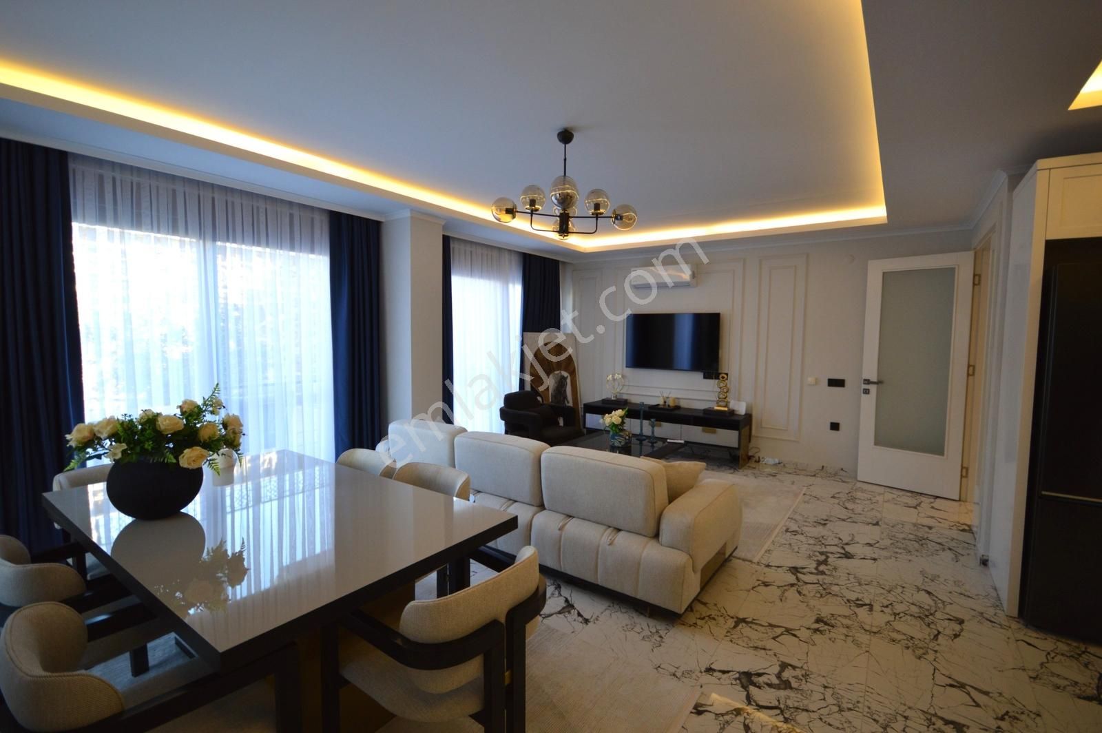 2+1 Eşyalı Sıfır Daire Özel Bahçeli Alanya Nova Garden Sitesi - Görsel 6