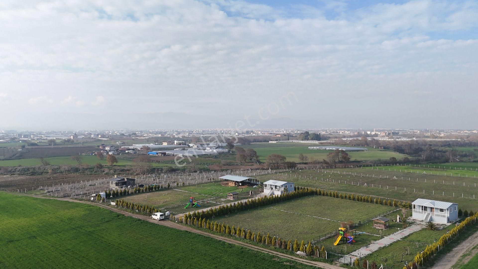 İzmir Menderes Altıntepede 4080 M2 Arsa İçinde 100m2 Bahçeli Çiftlik Evi - Görsel 5