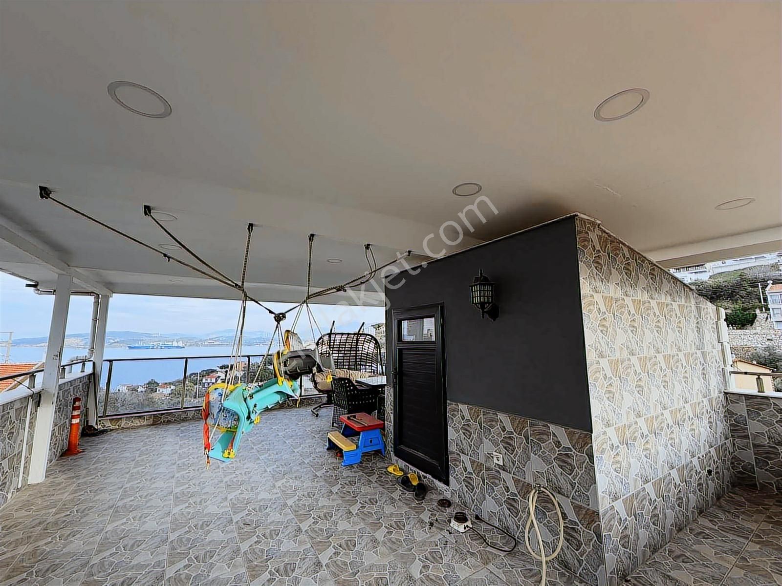 Yenifoça Donatkent'te Deniz Manzaralı Fourlex Müstakil Villa - Görsel 28