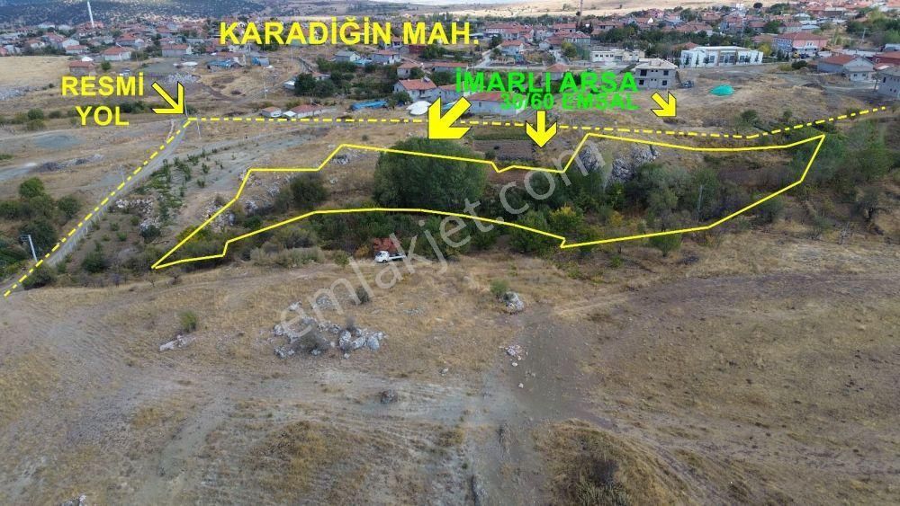 Konya / Meram / Karadiğin'de 3.457 M² Müstakil Tapu Ham Arazi