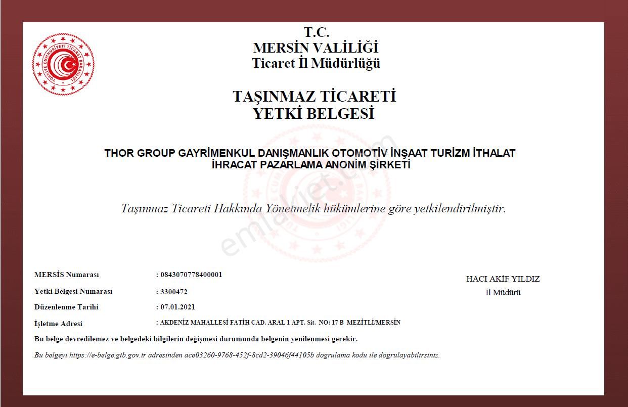 Thor'dan Satılık Toroslar Kepirli Bölgesinde 400m2 Arsa - Görsel 9