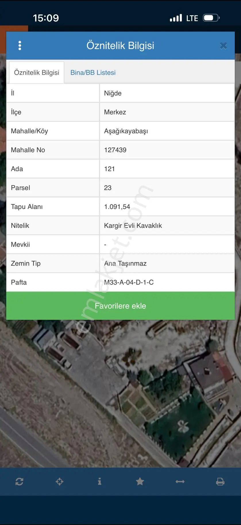Niğde Merkez Aşağıkayabaşı Mahallesi Satılık Bağ - Görsel 2