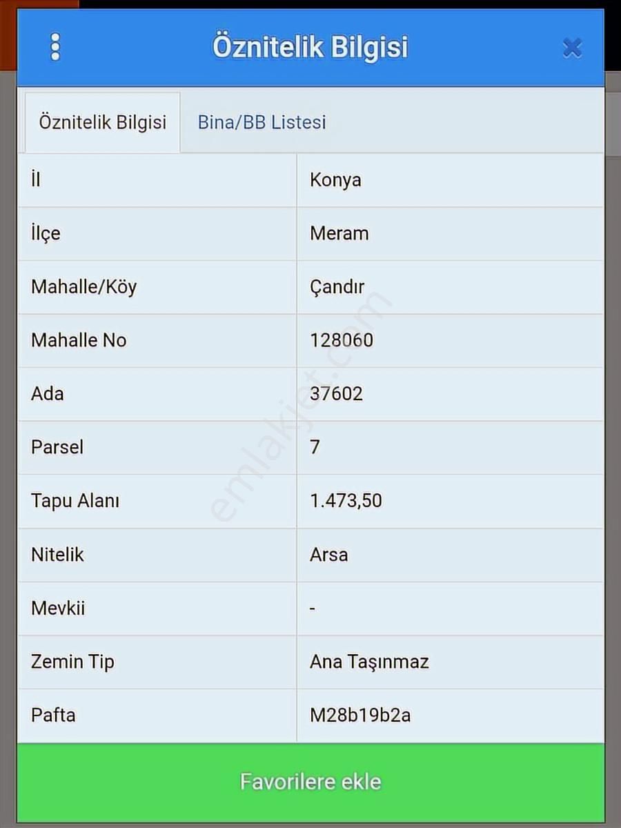 Çağlak Gayrimenkul Den Satılık Villa Arsası