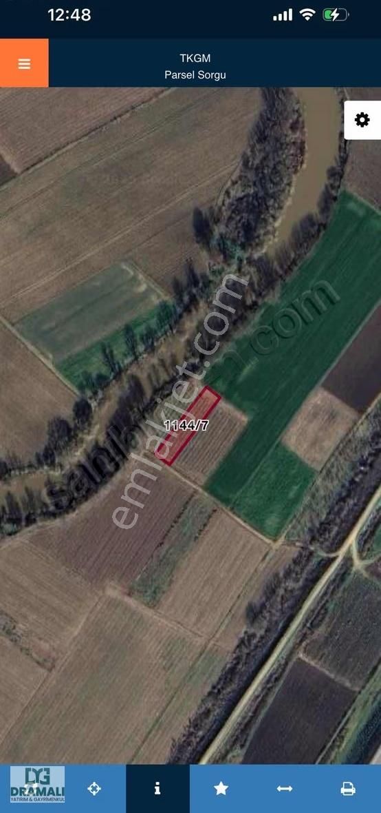 Bursa Karacabey Canbalı'da Satılık Tek Tapu Arazi