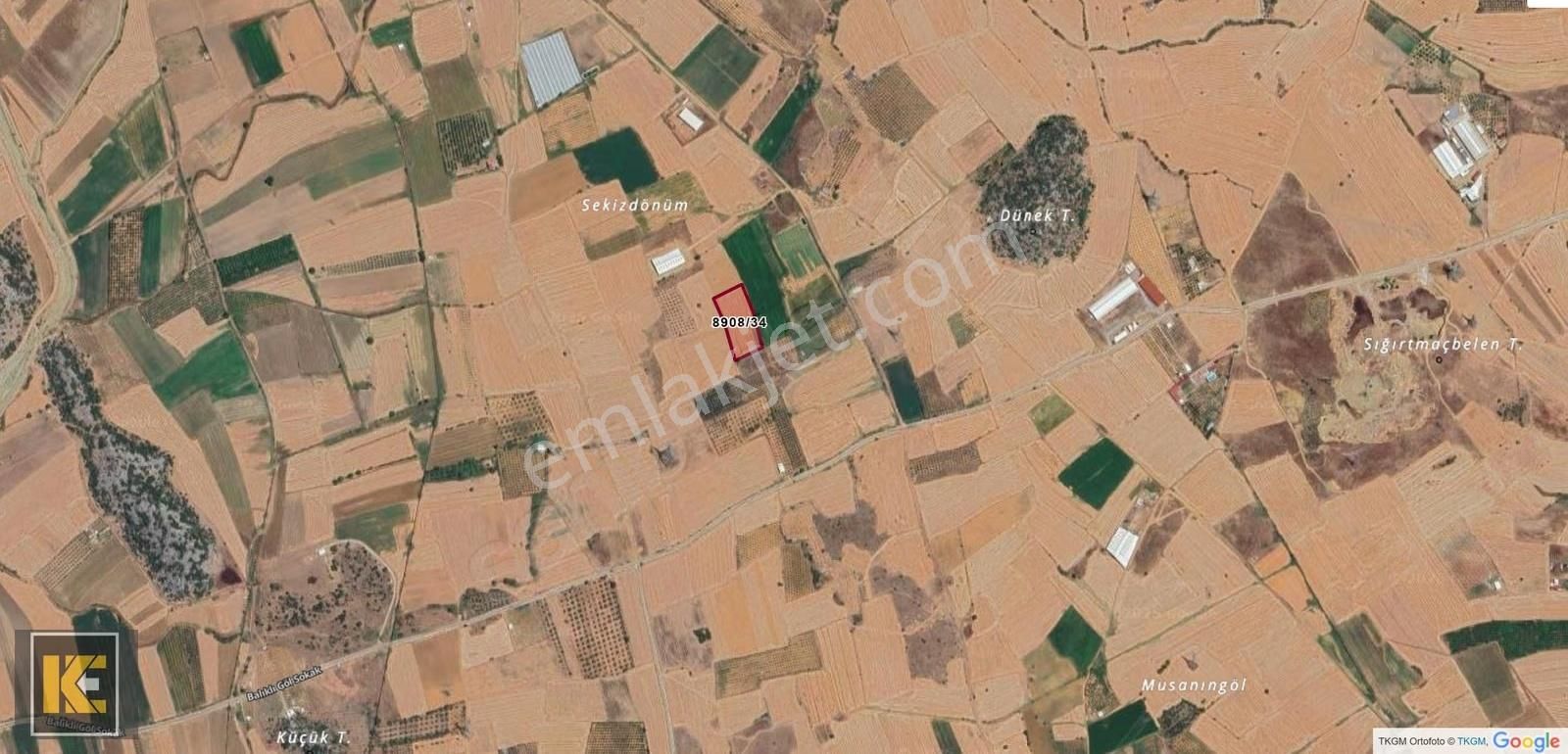 Kaan'dan...karataş'da 6.195m2 Tek Tapu Tarla Verimli Toprak... - Görsel 9