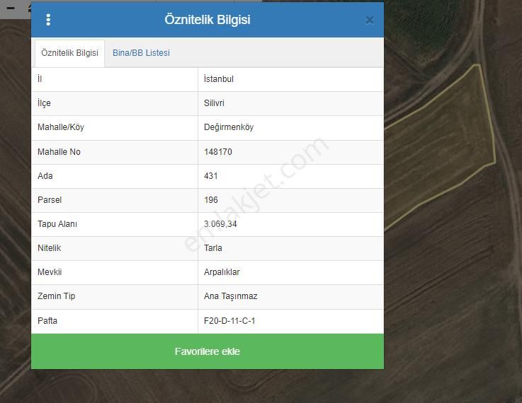 Silivri Değirmenköy Satılık Arsa 480 M2 Yola Cephe - Görsel 14