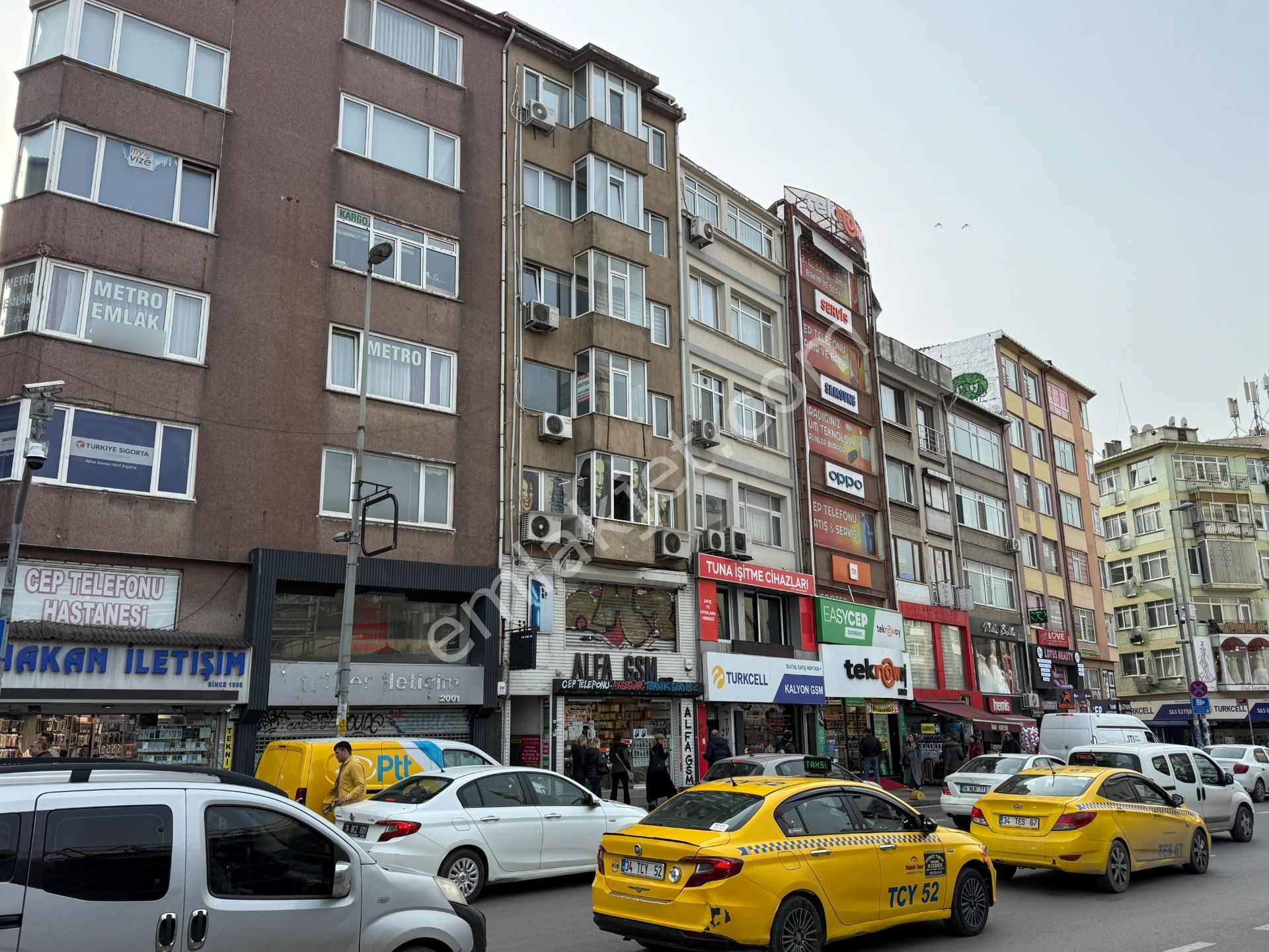 Yankı'dan Söğütlü Çeşme Cad. Üzeri 1+0 Asansör+wc& 45 M2 Ofis