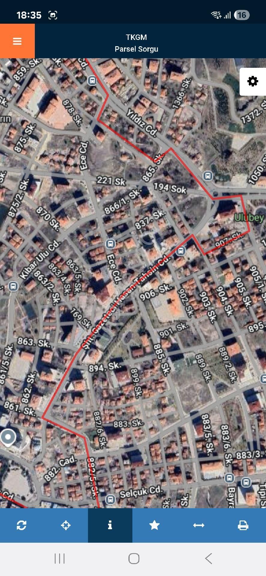 Ulubey Siteler Yakını Yüksek Kat Konut İmarlı Site Parseli 175m2 - Görsel 2