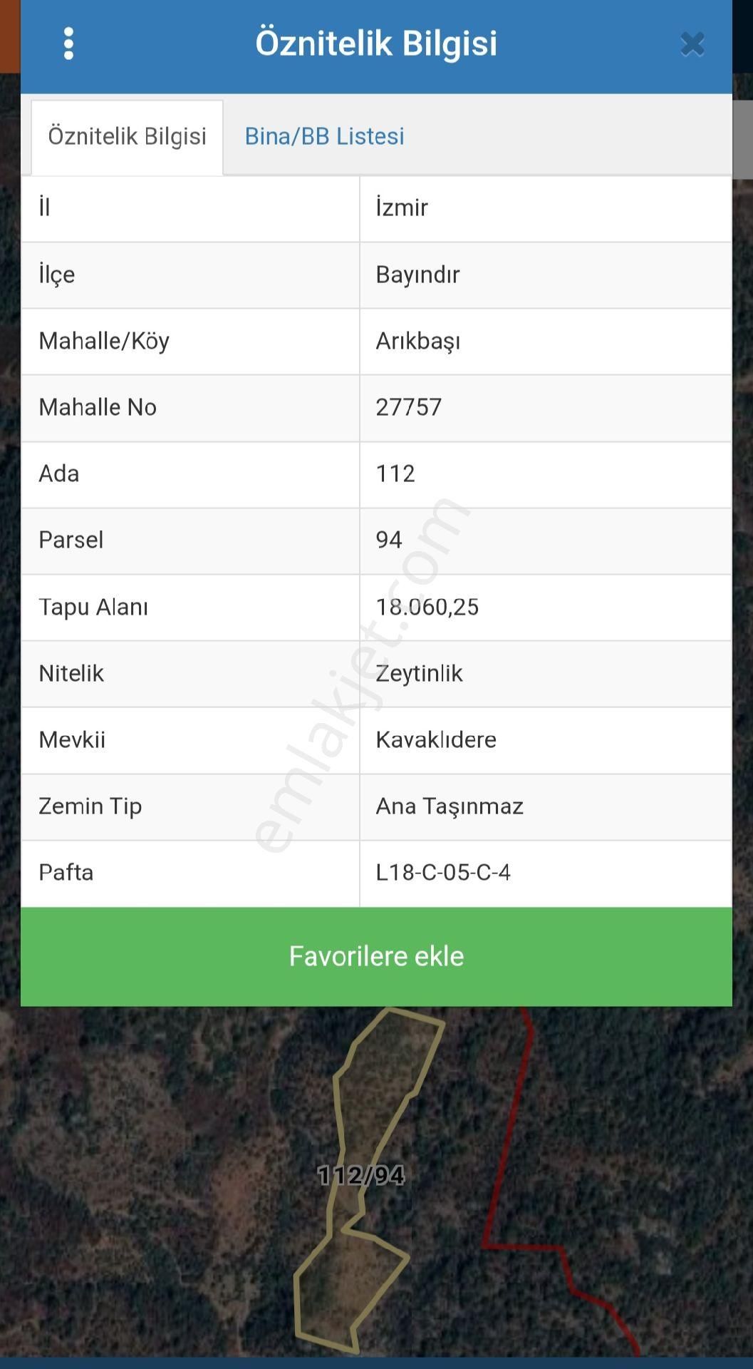 Bayındır Arıkbaşı'nda 18 Dönüm Zeytinlik - Görsel 2